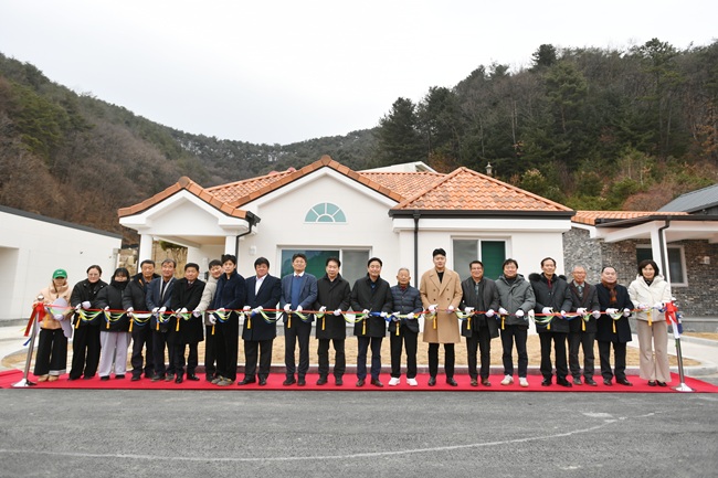 ▲ 화천군 신혼부부 임대주택 준공식이 지난 10일 하남면 거례리에서 개최됐다. ⓒ화천군