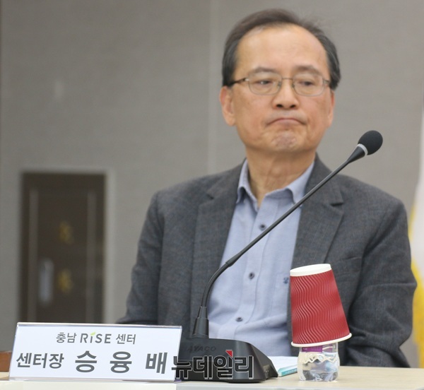 ▲ 승융배 충남RISE센터장.ⓒ이길표 기자