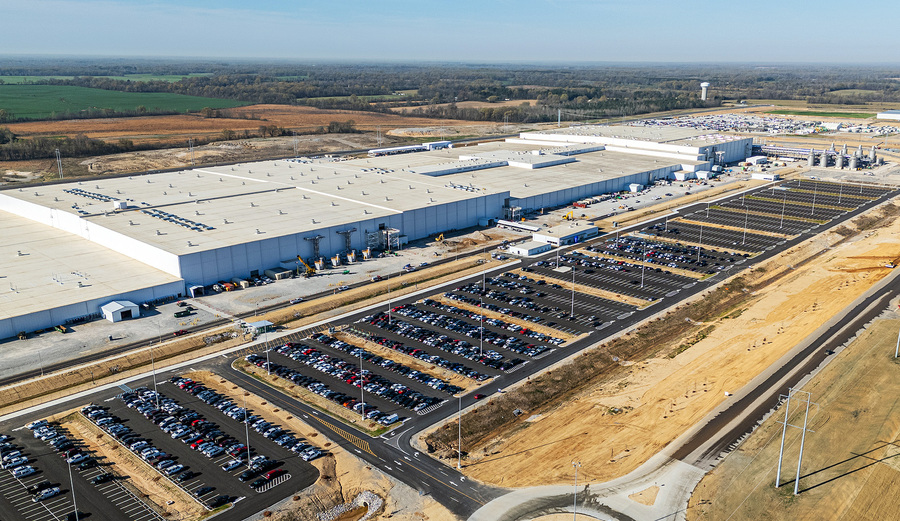 ▲ 블루오벌SK 테네시 공장 전경ⓒSK온