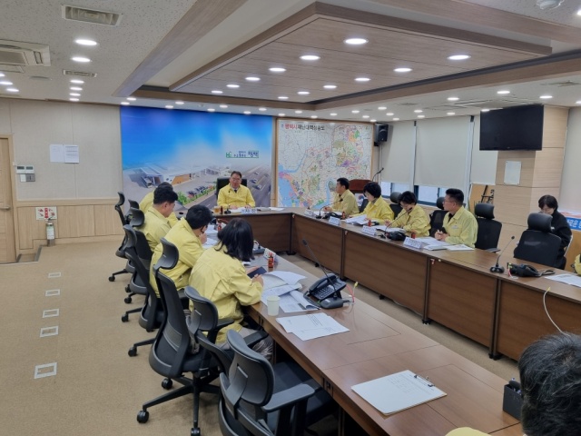 ▲ 고병원성 AI 확산 재난안전대책본부 회의ⓒ평택시 제공