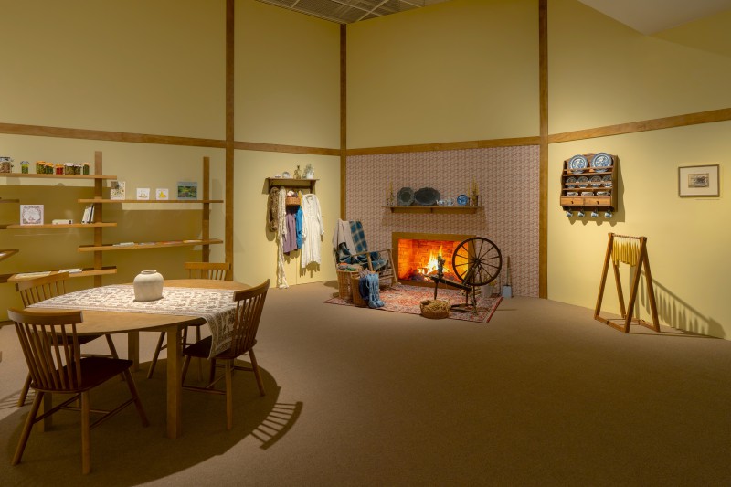 ▲ '스틸, 타샤 튜더' 전시 전경.ⓒ롯데뮤지엄