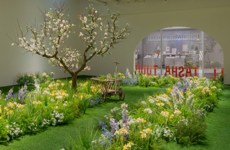 ▲ '스틸, 타샤 튜더' 전시 전경.ⓒ롯데뮤지엄