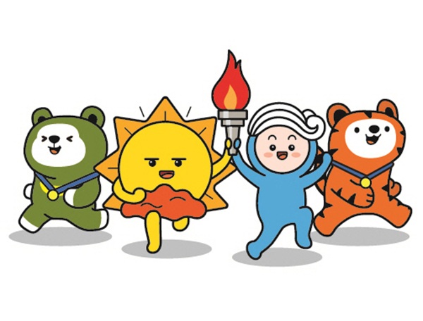 ▲ 제61회 강원특별자치도민체육대회 마스코트. ⓒ동해시