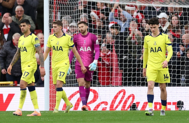 ▲ 토트넘이 리그 하위권 노팅엄에 0-3 참패를 당했다.ⓒ연합뉴스 제공