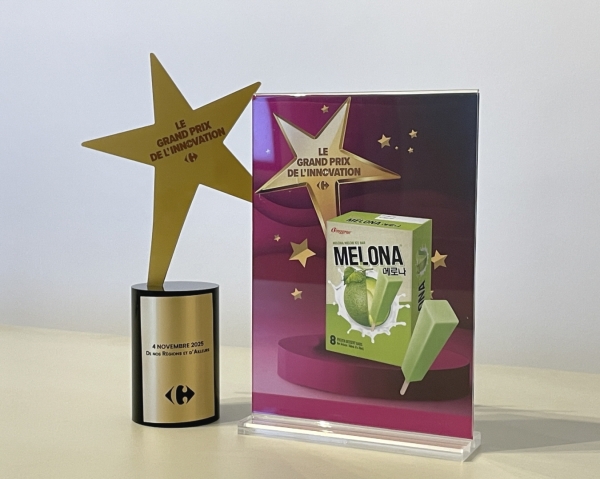 ▲ ‘식물성 메로나’ 프랑스 까르푸 공식 입점ⓒ빙그레