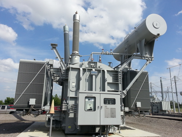 ▲ 미국 송전망에 설치된 효성중공업 765kV 초고압변압기 ⓒ효성중공업