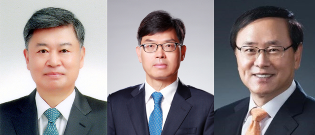 ▲ (왼쪽부터) 허창언 보험개발원장, 안철경 보험연구원장, 강영구 화재보험협회 이사장ⓒ각 기관