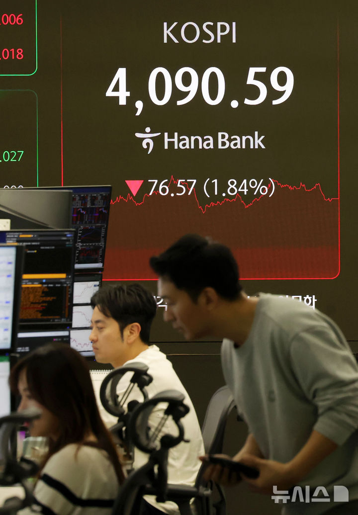 연말 증시에 찬물 뿌린 AI거품론 … 코스피 4100선 붕괴, 삼전 3.7% 급락