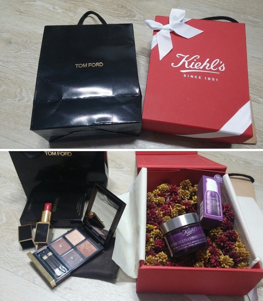 ▲ '주사 이모' A씨가 이사강 감독으로부터 받았다며 SNS에 올린 선물 사진. ⓒ가로세로연구소