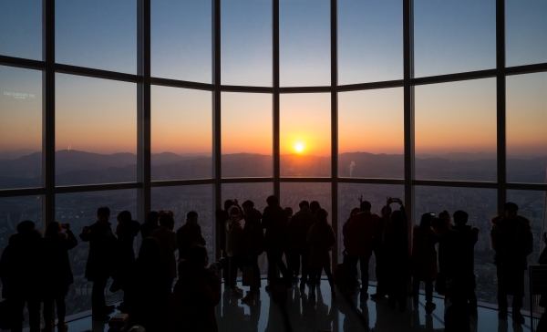 ▲ 새해 해돋이 행사ⓒ서울스카이