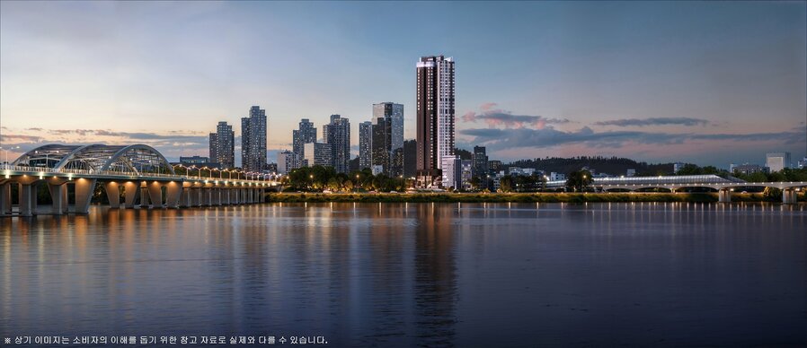 ▲ 라비움 한강 투시도. ⓒ 디오로디엔씨