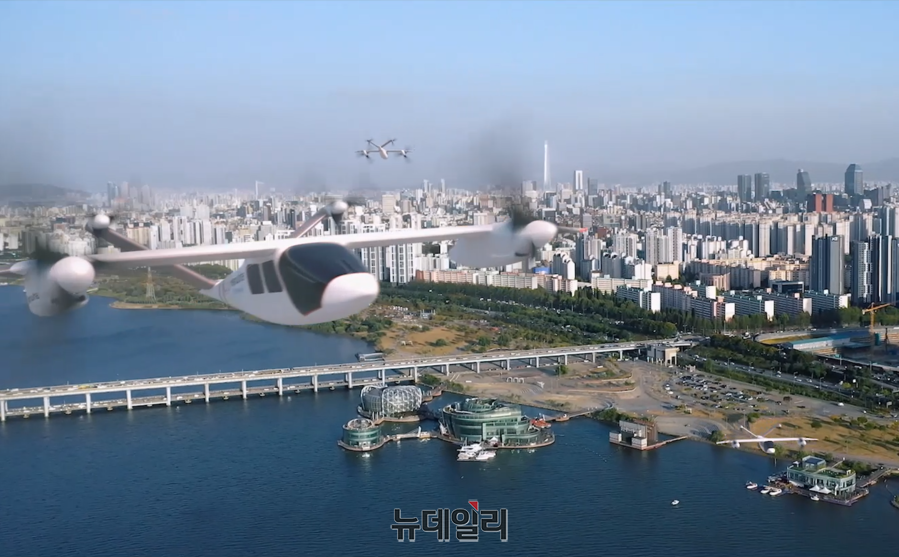 ▲ 서울형 도심항공교통 예상 모습 ⓒ서울시