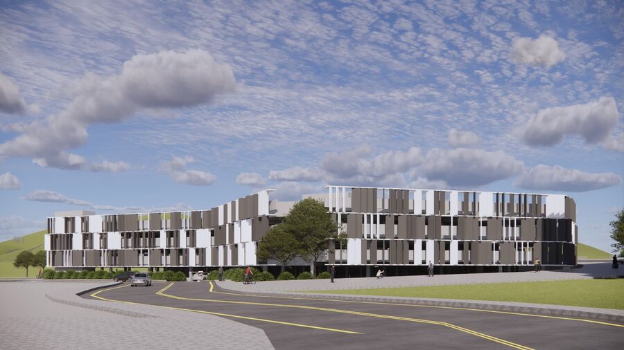 ▲ 진주역세권 공영주차타워 건립 조감도ⓒ진주시