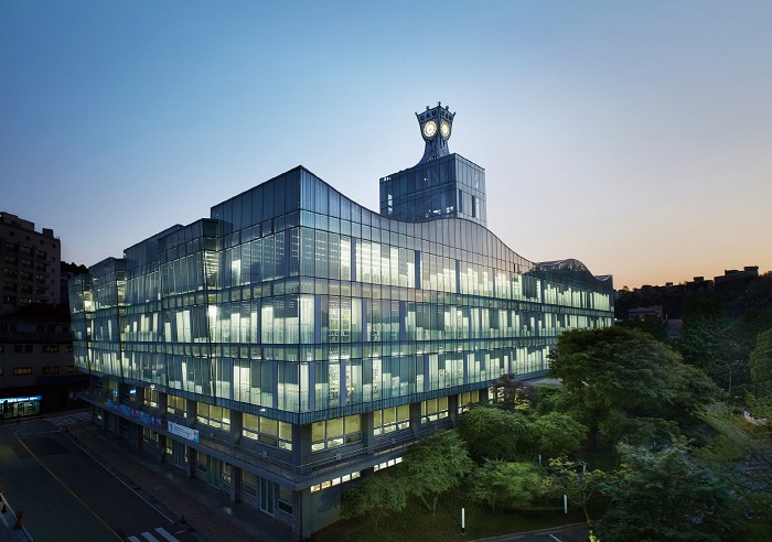 ▲ 중앙도서관 야경.ⓒ중앙대