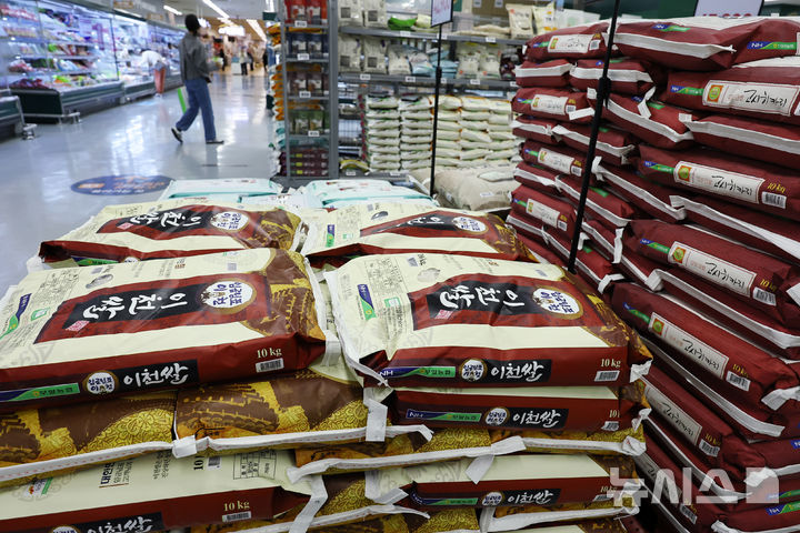 ▲ 서울 한 마트에 진열된 쌀의 모습. ⓒ뉴시스