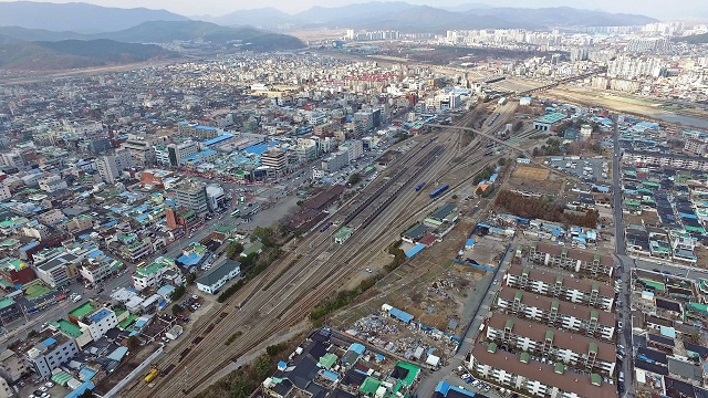 ▲ 옛 경주역 부지 전경.ⓒ경주시