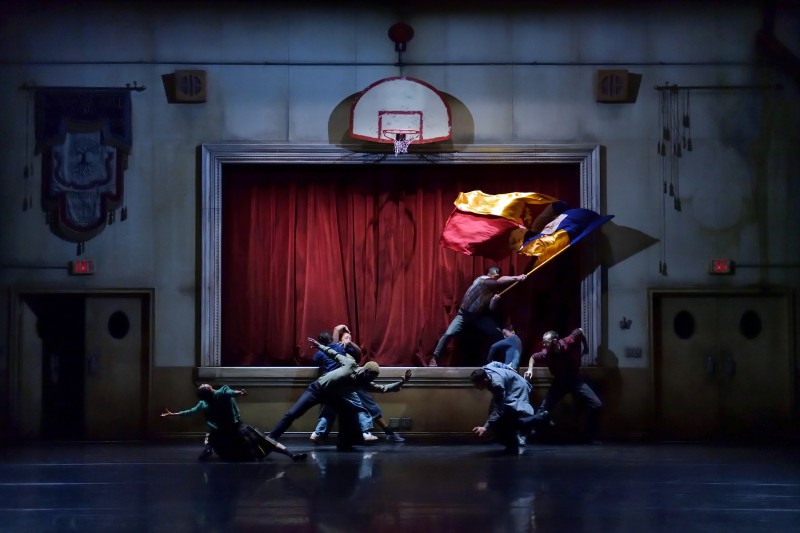 ▲ 리스탈 파이트 & 조너선 영의 '어셈블리 홀' 공연 장면.ⓒLG아트센터