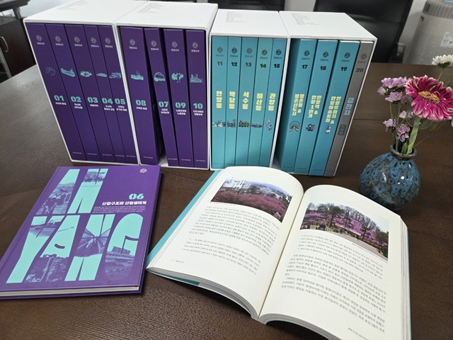 ▲ 안양시가 추진한 '안양시사편찬사업'의 결실인 '안양시사'. ⓒ안양시 제공