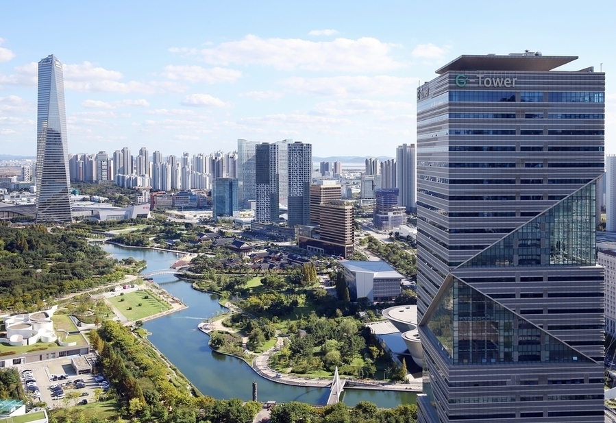 ▲ 인천경제자유구역 G타워 ⓒ인천경제청 제공