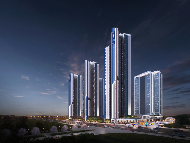 ▲ 인천영종국제도시 디에트르 라 메르 Ⅰ 투시도. ⓒ대방건설