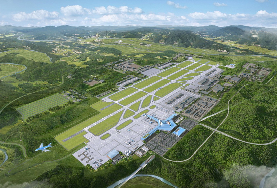 ▲ 대구경북 민군통합공항 조감도.ⓒ대구시