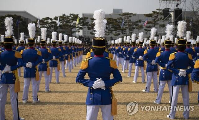 ▲ 육군사관학교 신입생도들. ⓒ연합뉴스