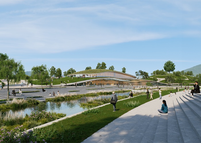 ▲ 내삼천 수변공간 투시도.ⓒ행복청