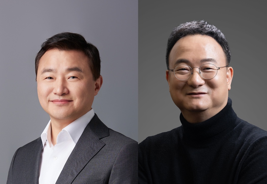 ▲ 노태문 삼성전자 사장과 문혁수 LG이노텍 사장ⓒ공학한림원