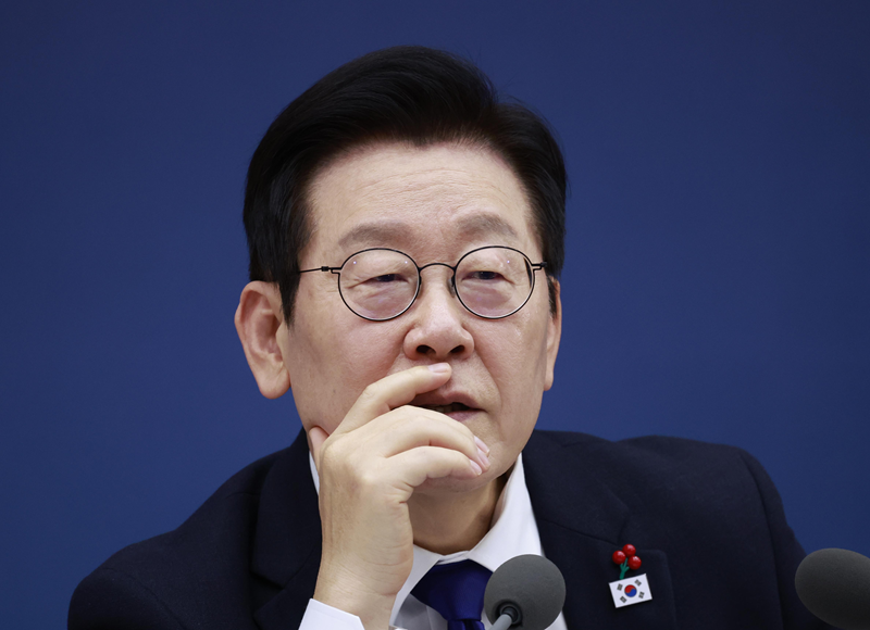 ▲ ⓒ뉴시스. 이재명 대통령이 16일 세종시 정부세종컨벤션센터에서 열린 보건복지부(질병관리청)·식품의약품안전처 업무보고에 참석했다.