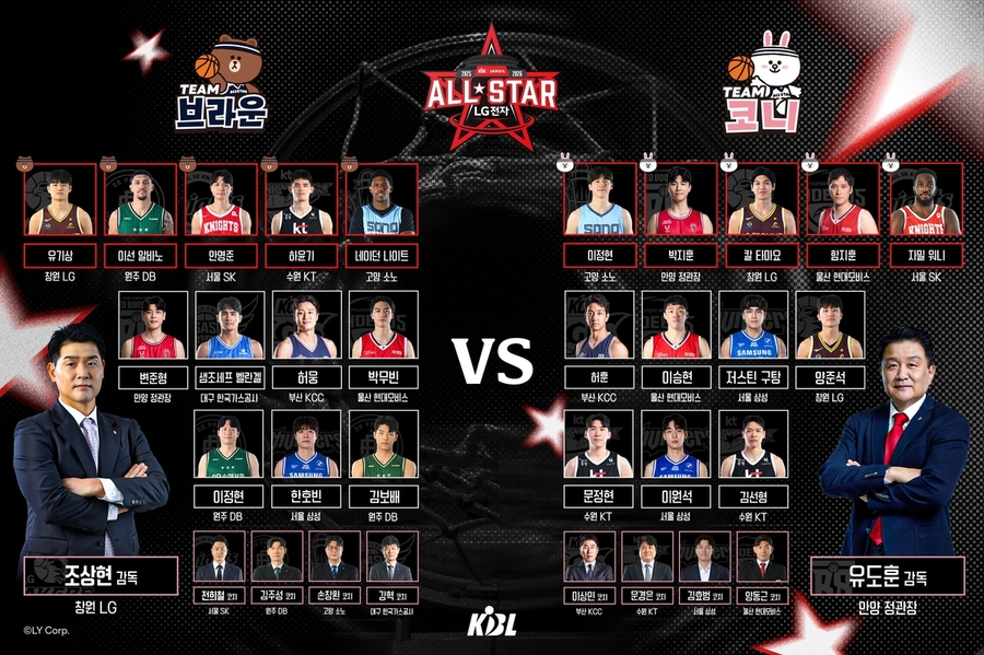 ▲ 올 시즌 프로농구 '별들의 축제'에서 뛸 선수 명단이 확정됐다.ⓒKBL 제공