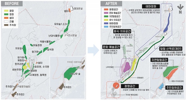 ▲ 공간구상도. ⓒ강릉시