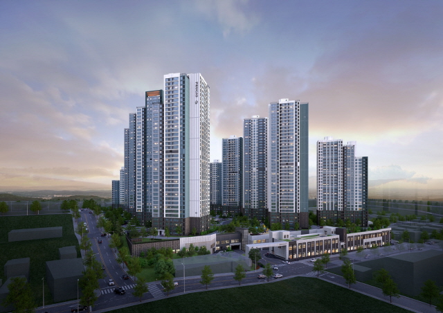 ▲ 동래 푸르지오 에듀포레 투시도. ⓒ대우건설