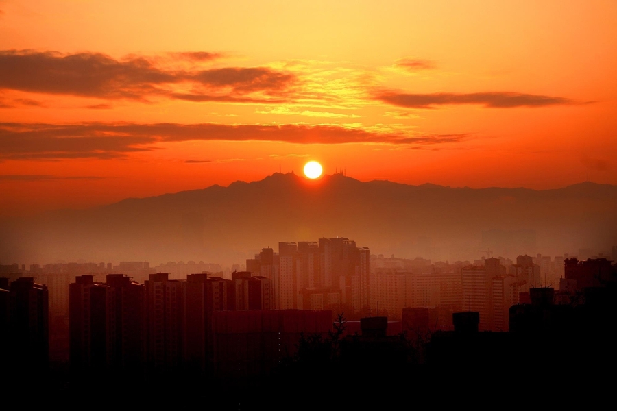 ▲ 매봉산 일출ⓒ구로구