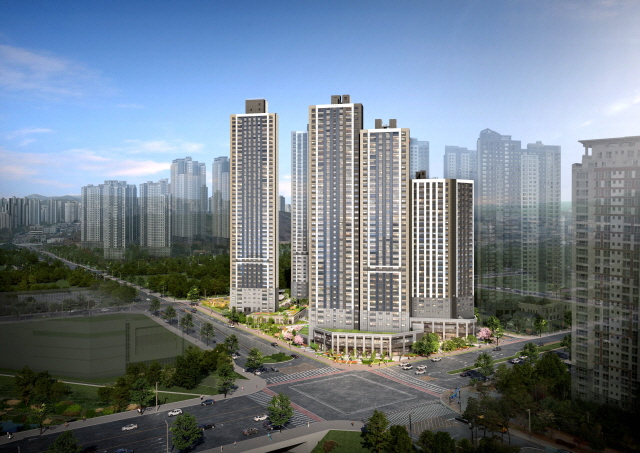 ▲ e편한세상 동탄역 어반원 투시도. ⓒDL이앤씨