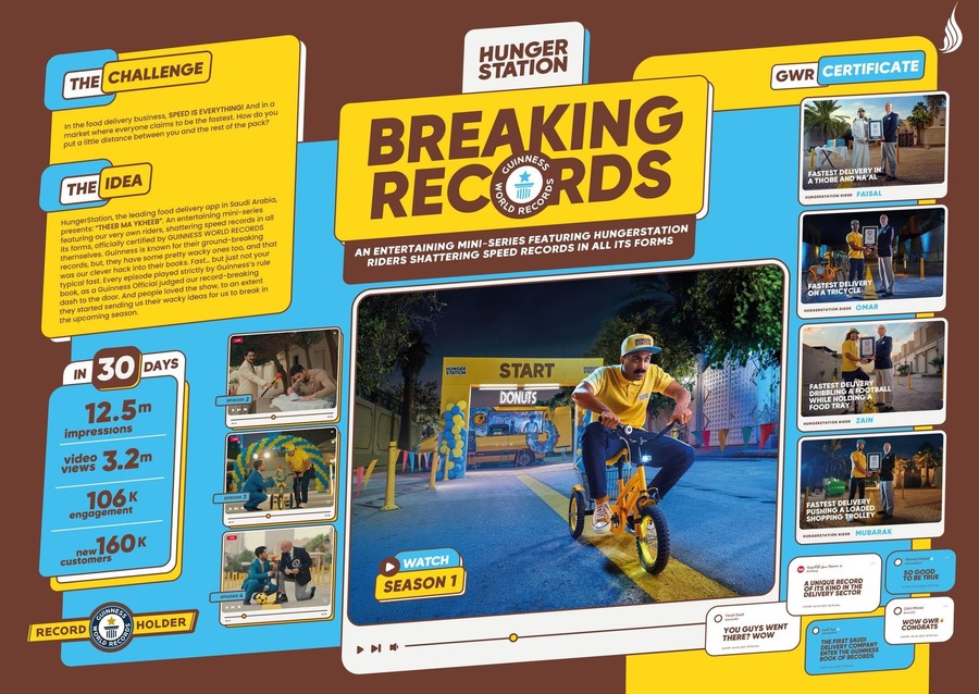 ▲ 기록을 깨다(Breaking Records). ⓒCANNES LIONS