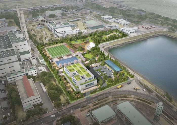 ▲ 송도국제도시 공공 하수처리시설 조감도ⓒ인천경제청 제공