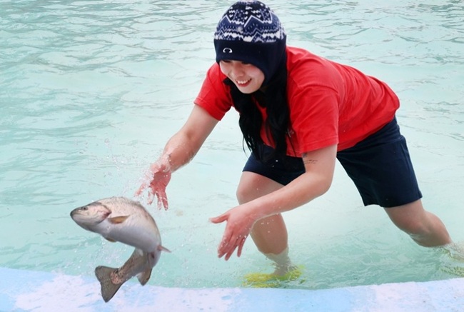 ▲ 지난해 열린 평창송어축제 장면. ⓒ평창군