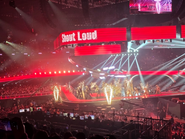 ▲ 인천 인스파이어에서 2025 가요대전이 열리고 있는 모습. 사진은 라이즈(RIIZE) 무대 ⓒ최신혜 기자