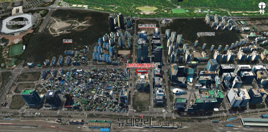 ▲ 마포구 상암동 DMC홍보관 위치도 ⓒ서울시