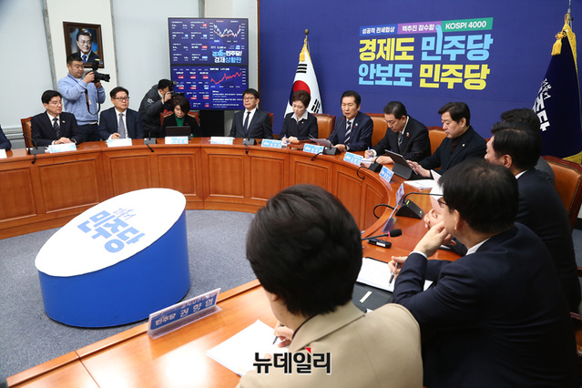 ▲ 더불어민주당이 12월 22일 오전 국회에서 최고위원회의를 열었다. ⓒ이종현 기자