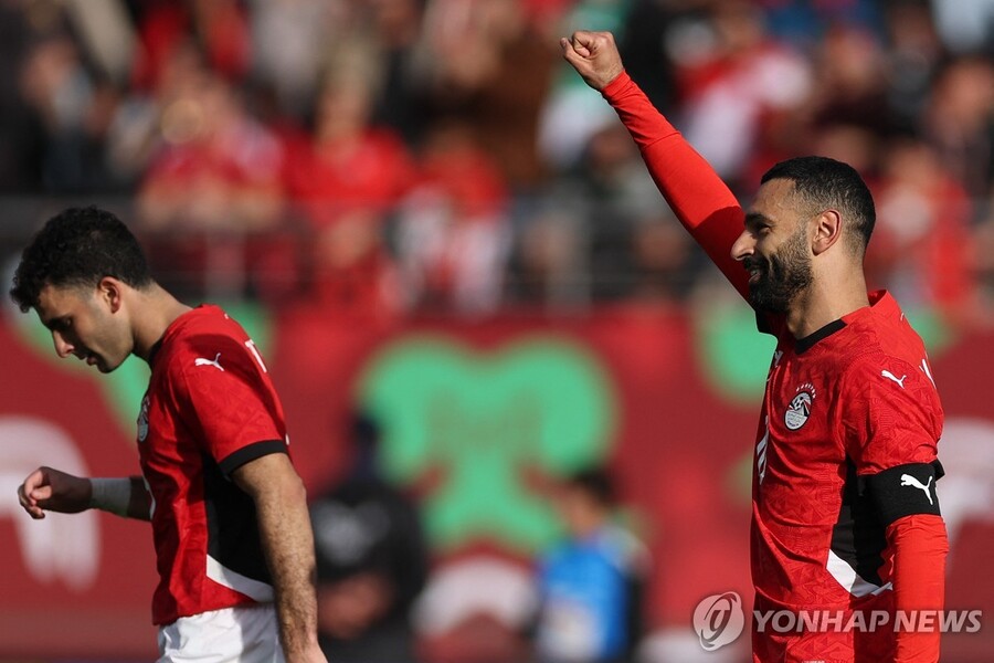 ▲ 아프리카 네이션스컵에서 살라의 결승골을 앞세운 이집트가 남아공을 1-0으로 격파했다.ⓒ연합뉴스 제공