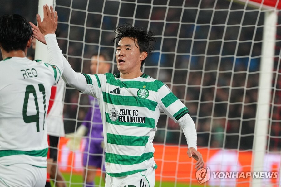 ▲ 셀틱의 양현준이 올 시즌 리그 1호골을 신고했다.ⓒ연합뉴스 제공