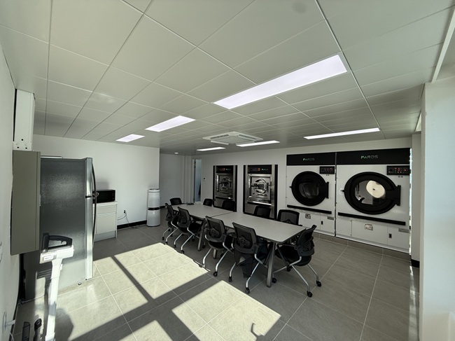 ▲ 방산 뽀송이 빨래방 2호점 실내모습. ⓒ양구군