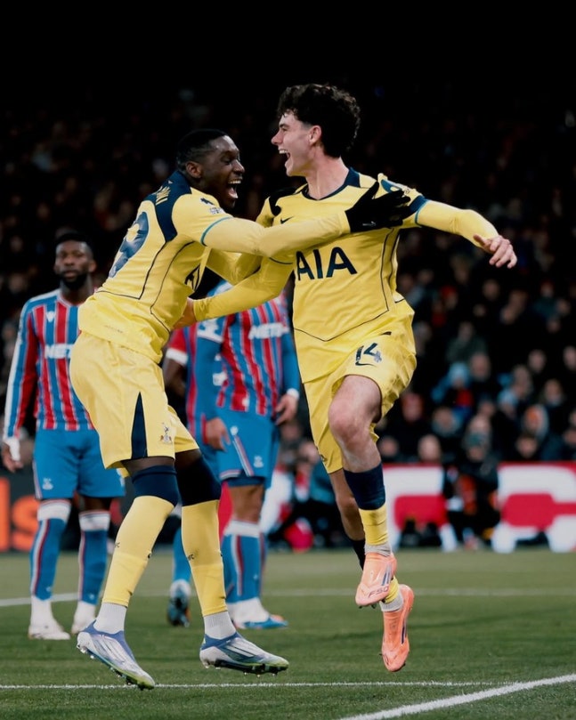 ▲ 그레이의 선제 결승골을 앞세운 토트넘이 크리스털 팰리스에 1-0으로 승리했다.ⓒ토트넘 제공