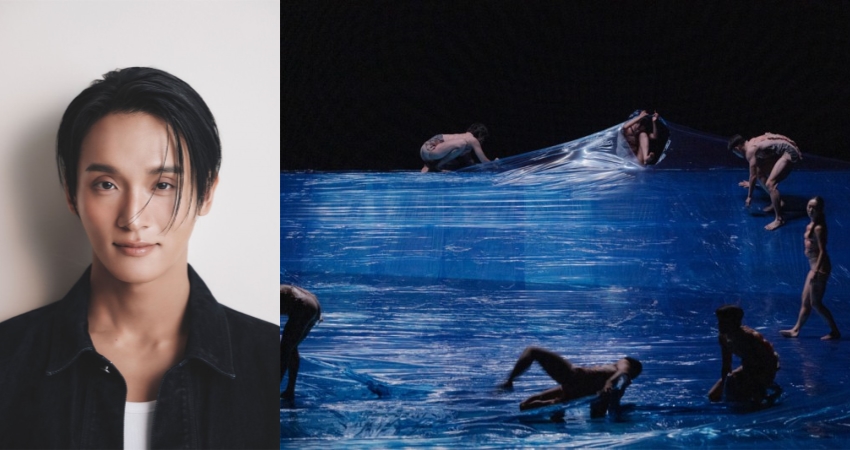 ▲ 무용수 최호종과 국립현대무용단 '내가 물에서 본 것' 공연 사진.ⓒ매니지먼트 낭만·목진우