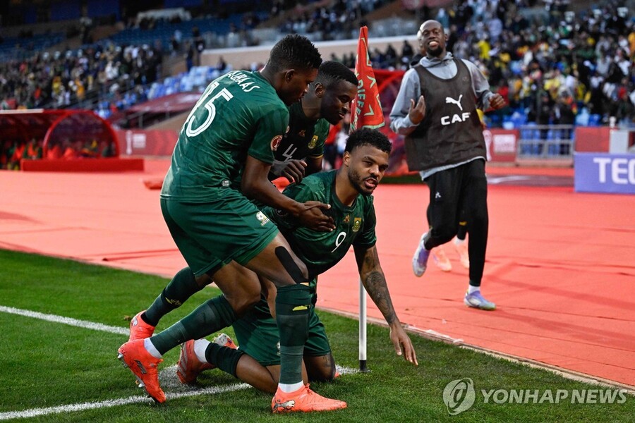 ▲ 남아공이 짐바브웨를 3-2로 꺾고 아프리카 네이션스컵 16강 진출을 확정했다.ⓒ연합뉴스 제공