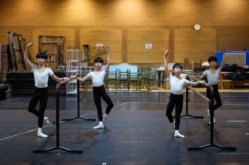 ▲ 뮤지컬 '빌리 엘리어트' 연습 현장.ⓒ신시컴퍼니