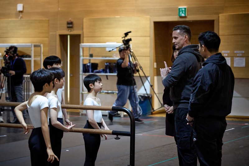 ▲ 뮤지컬 '빌리 엘리어트' 연습 현장.ⓒ신시컴퍼니