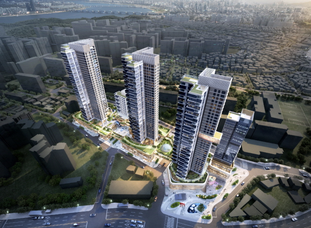 ▲ 남성역 역세권활성화 재개발사업 투시도. ⓒ한국토지신탁