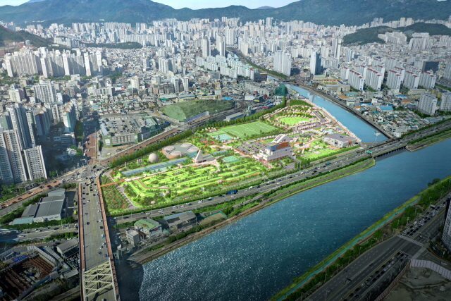 ▲ 수영공공하수처리시설 현대화 민간투자사업 조감도. ⓒ한화 건설부문